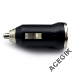 ADAPTER ŁADOWARKA SAMOCHODOWA USB 1A CZARNA ADAPTER ŁADOWARKA SAMOCHODOWA USB 1A CZARNA